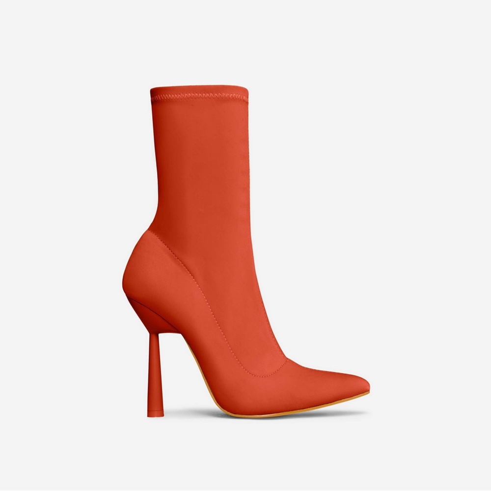 Orange nylon boot